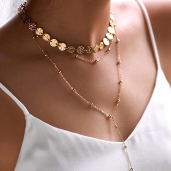 ❗️LAST❗️Gold Layered Chain Necklace - Picture 3 of 5